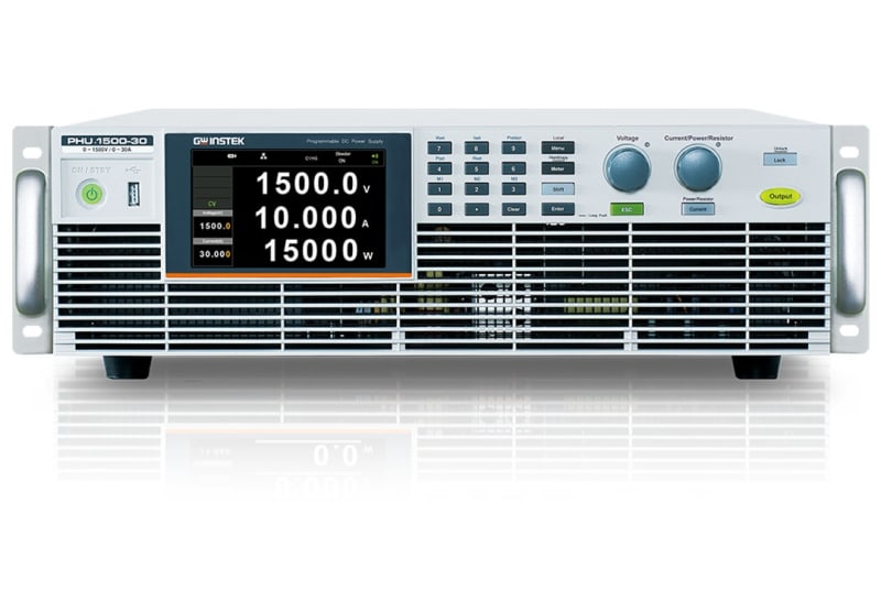 GW Instek PHU 500-30 Fuente de CC de alta potencia con rango automático  500V-30A, 5kW ,1 canal